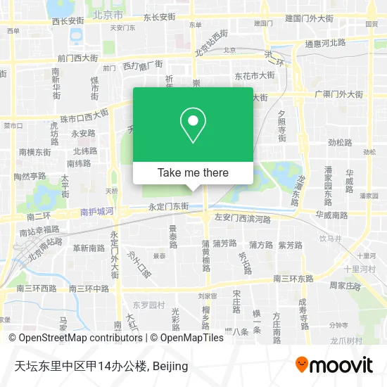 天坛东里中区甲14办公楼 map