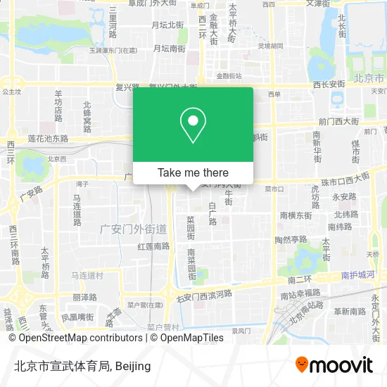 北京市宣武体育局 map