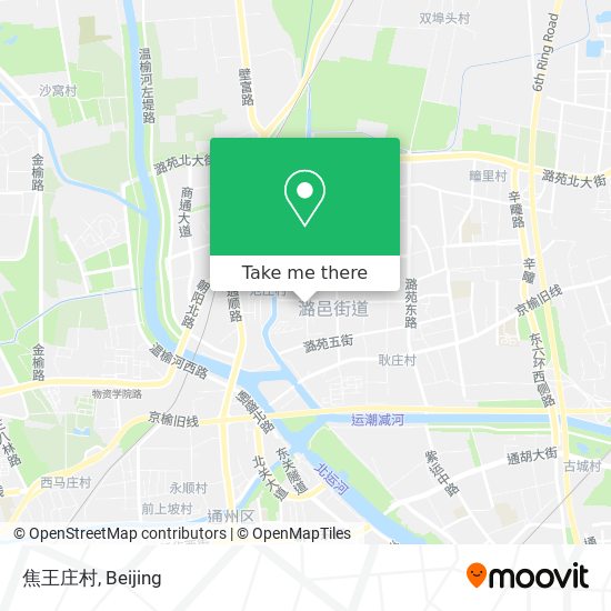 焦王庄村 map