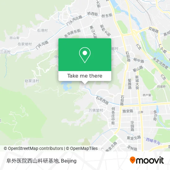 阜外医院西山科研基地 map