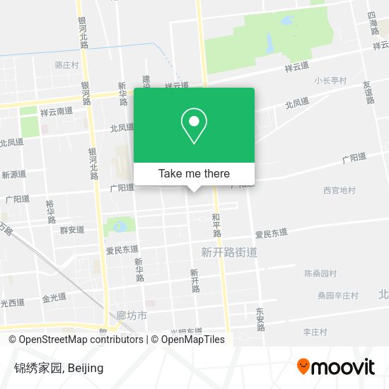 锦绣家园 map