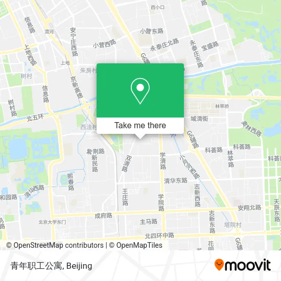 青年职工公寓 map