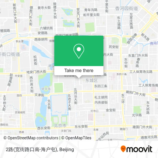 2路(宽街路口南-海户屯) map