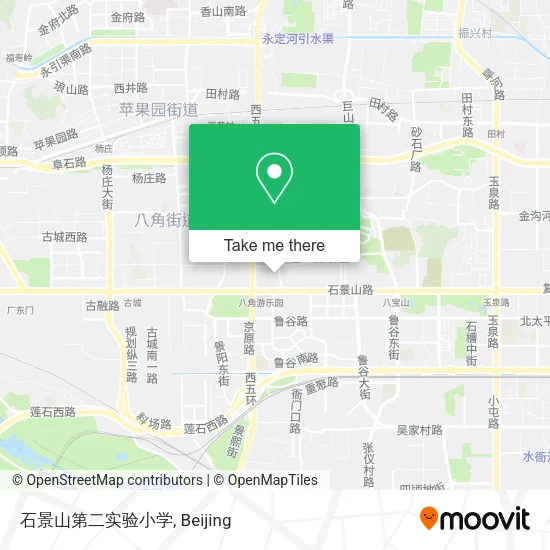 石景山第二实验小学 map