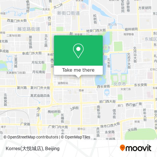 Korres(大悦城店) map