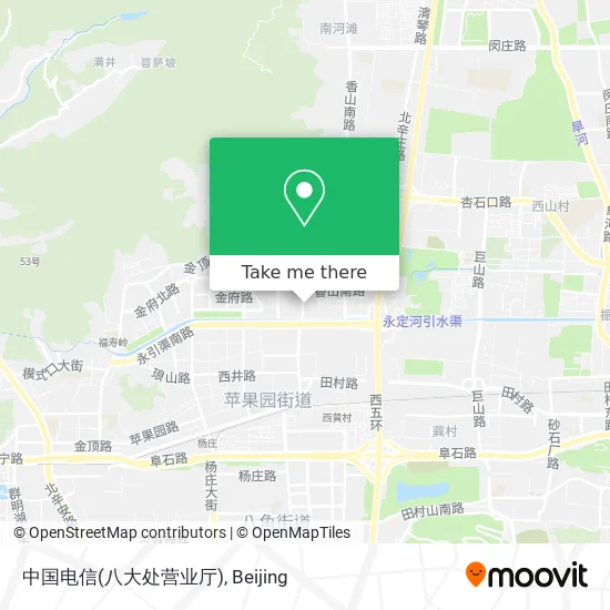 中国电信(八大处营业厅) map
