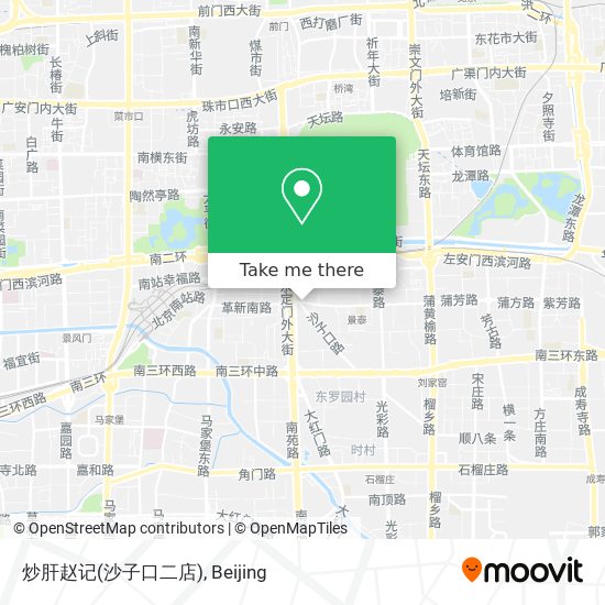 炒肝赵记(沙子口二店) map
