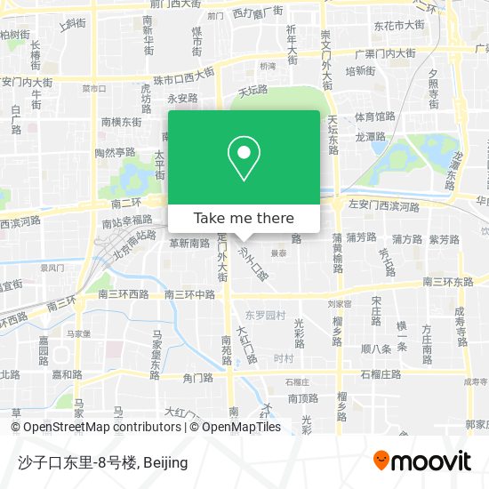 沙子口东里-8号楼 map
