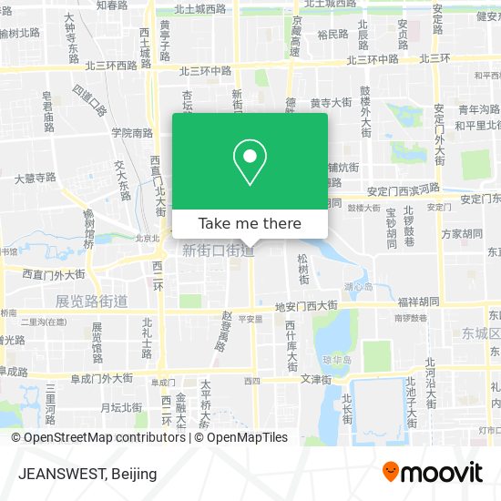 JEANSWEST map