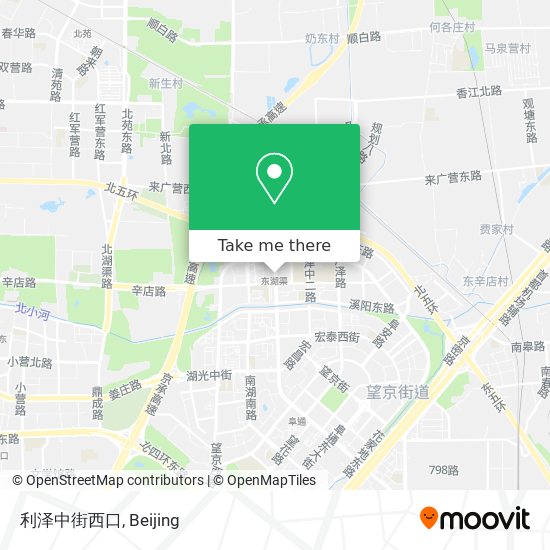 利泽中街西口 map