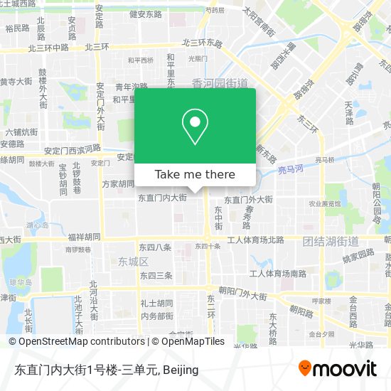东直门内大街1号楼-三单元 map