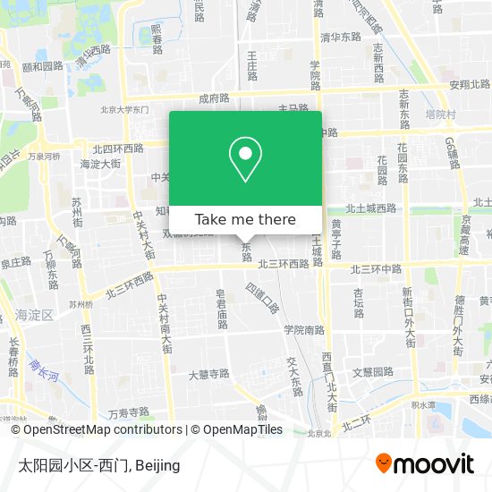 太阳园小区-西门 map