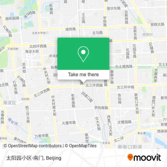 太阳园小区-南门 map