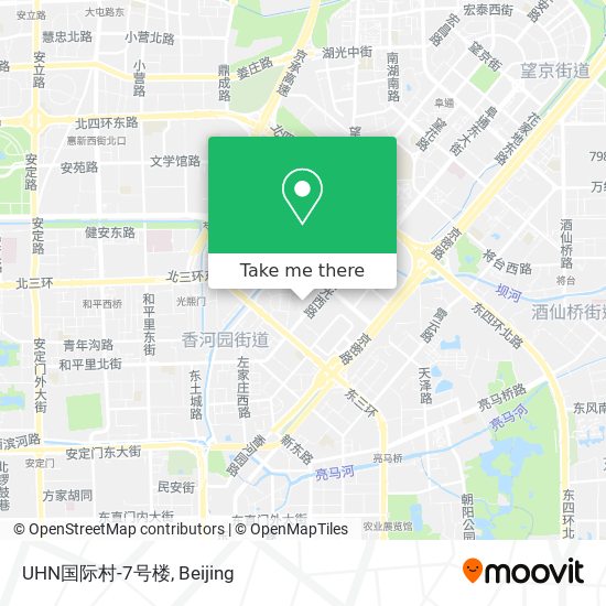 UHN国际村-7号楼 map
