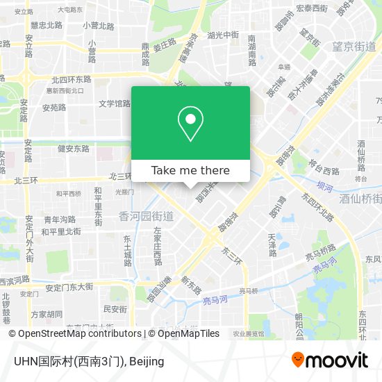 UHN国际村(西南3门) map
