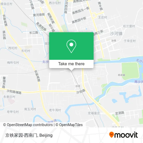 京铁家园-西南门 map
