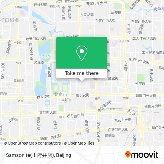 Samsonite(王府井店) map