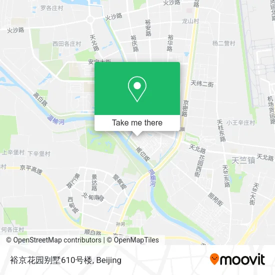 裕京花园别墅610号楼 map