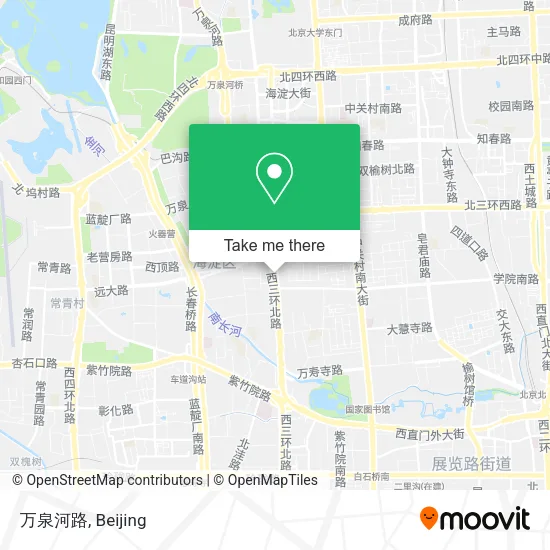 万泉河路 map