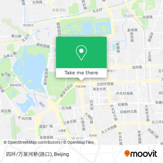 四环/万泉河桥(路口) map