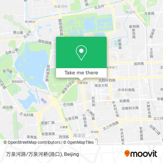 万泉河路/万泉河桥(路口) map