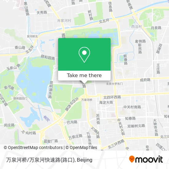 万泉河桥/万泉河快速路(路口) map