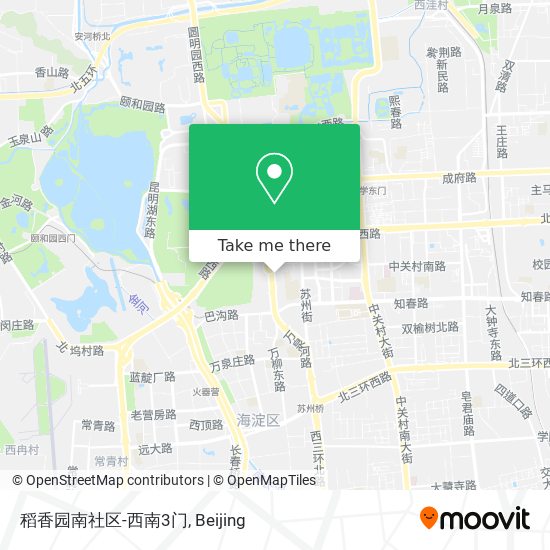 稻香园南社区-西南3门 map