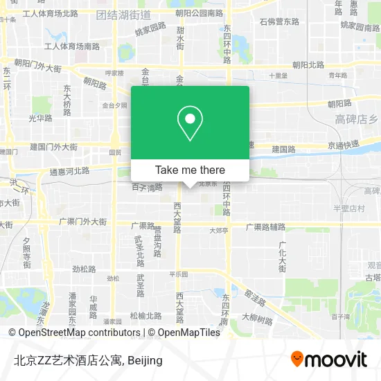 北京ZZ艺术酒店公寓 map