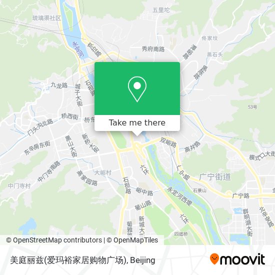 美庭丽兹(爱玛裕家居购物广场) map