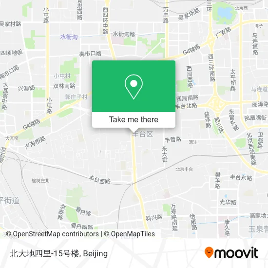 北大地四里-15号楼 map