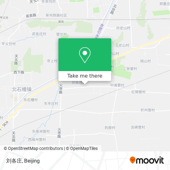 刘各庄 map