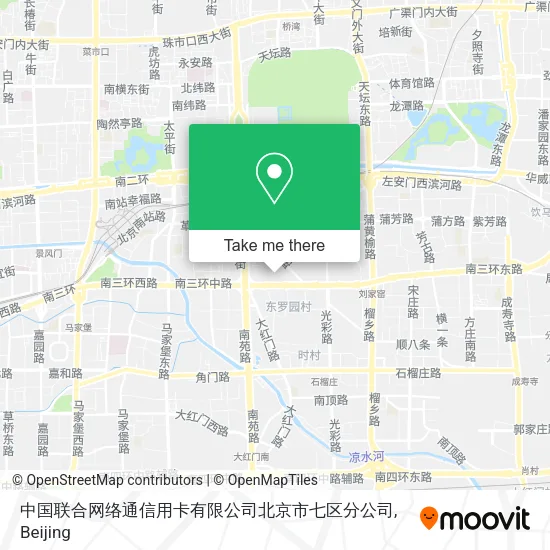 中国联合网络通信用卡有限公司北京市七区分公司 map