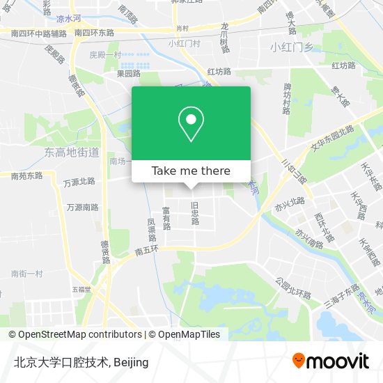 北京大学口腔技术 map