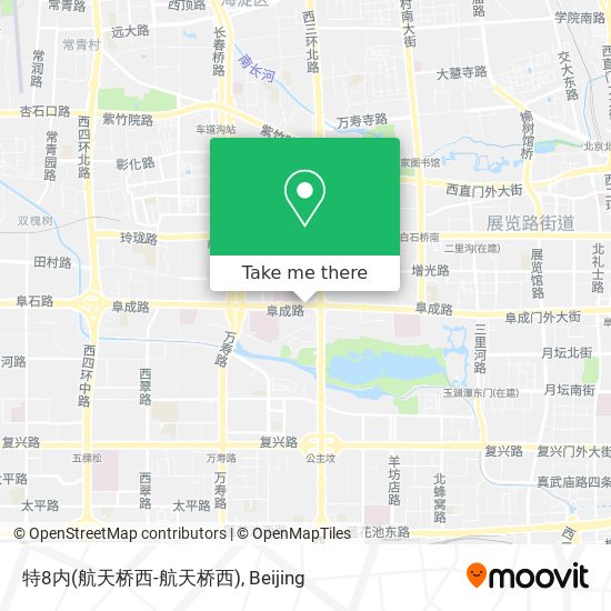 特8内(航天桥西-航天桥西) map
