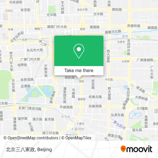 北京三八家政 map