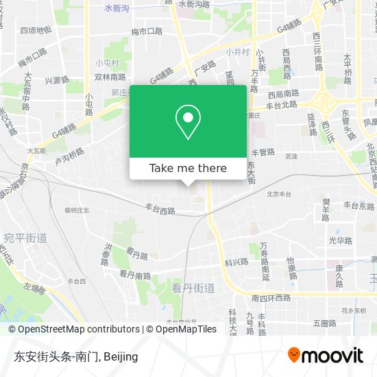东安街头条-南门 map