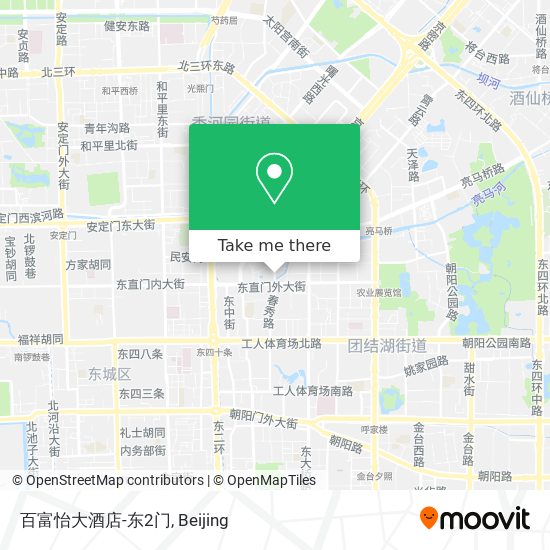 百富怡大酒店-东2门 map