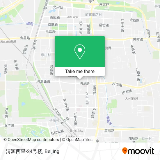 清源西里-24号楼 map