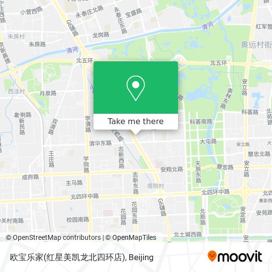 欧宝乐家(红星美凯龙北四环店) map