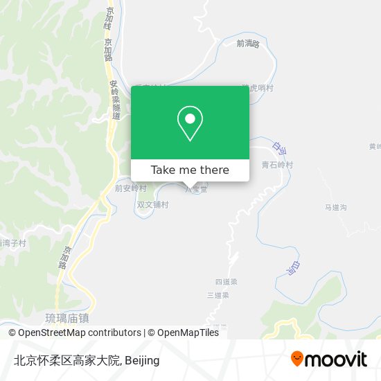 北京怀柔区高家大院 map