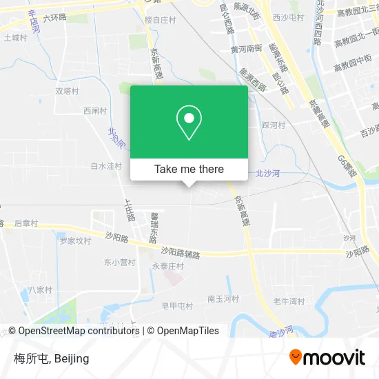 梅所屯 map