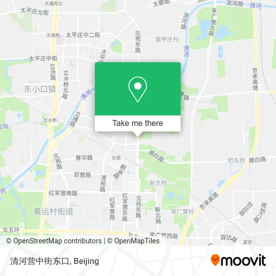 清河营中街东口 map