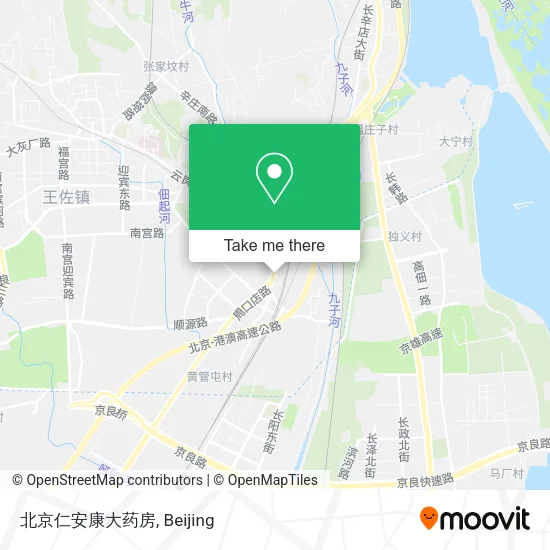 北京仁安康大药房 map