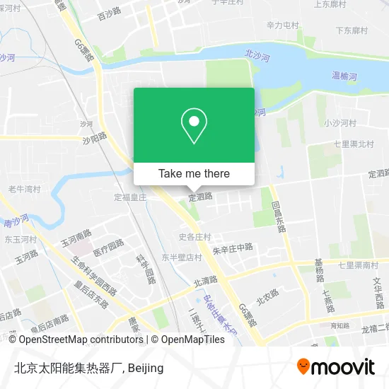 北京太阳能集热器厂 map