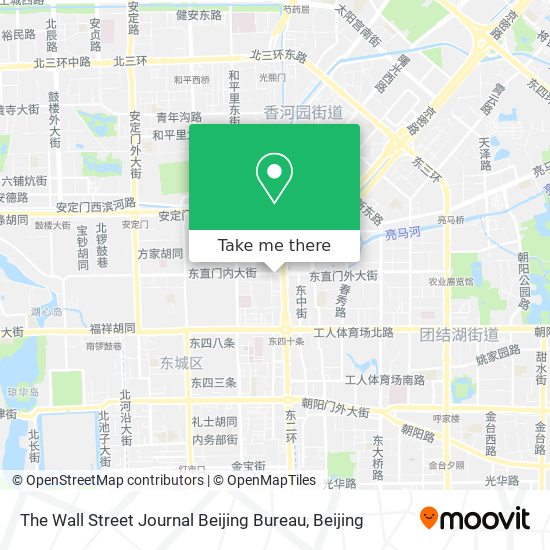 The Wall Street Journal Beijing Bureau map