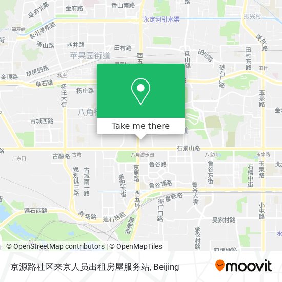 京源路社区来京人员出租房屋服务站 map