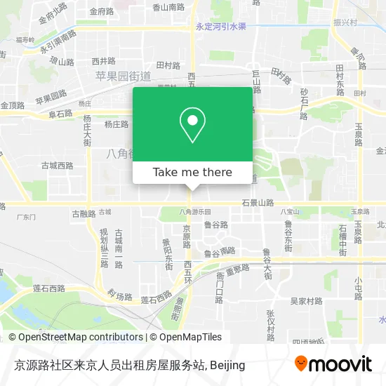 京源路社区来京人员出租房屋服务站 map