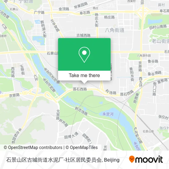 石景山区古城街道水泥厂-社区居民委员会 map