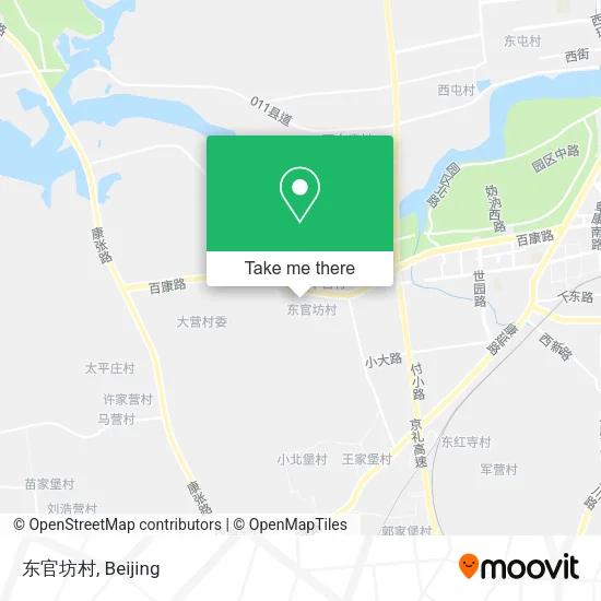 东官坊村 map