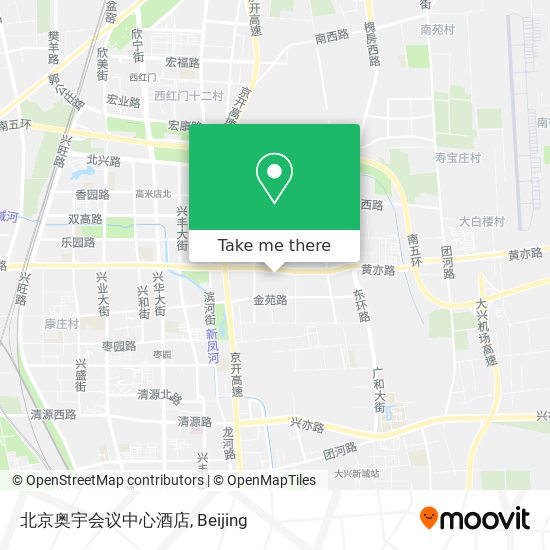 北京奥宇会议中心酒店 map
